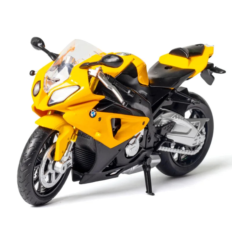 1:12 BMW S1000RR Die Cast Motorcycle Model Toy Vehicle Collection Autobike Shork-Absorber Off Road Autocycle Toys Car