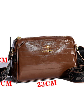 Leather Casual Handbags Solid Color Tote Bags Female Large Capacity Shoulder Bags