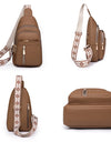 Women Chest Bags High Quality Leather Female Cross body Bag Designer Brand Shoulder Bags Luxury Storage