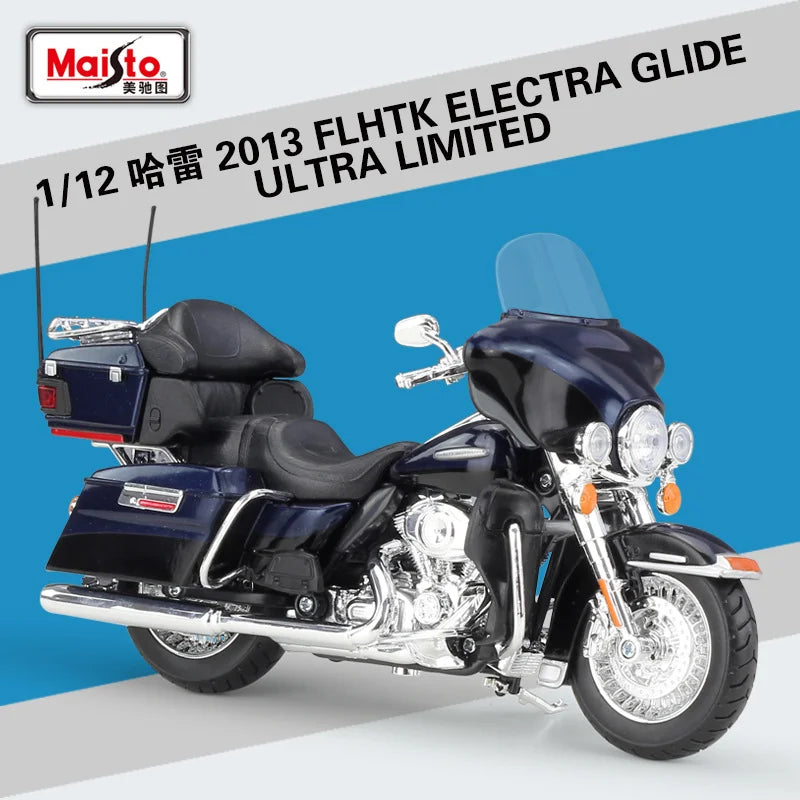Diecast Harley Street Glide Special 2015 Motorcycle Model 1 to 12 Scale