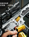 M416 Fully Automatic Shell Throwing Soft Bullet Gun, Electric Combo Hand Automatic Shell Throwing Toy Gun