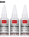 1-5pcs 502 Super Glue, Instant Glue, Quick Drying Cyanoacrylate Glue, Leather, Rubber, Wood, Metal, Glass, Strong Bonding, Liquid Glue Tool, 20ml, Long Lasting Sticky, No Turning White