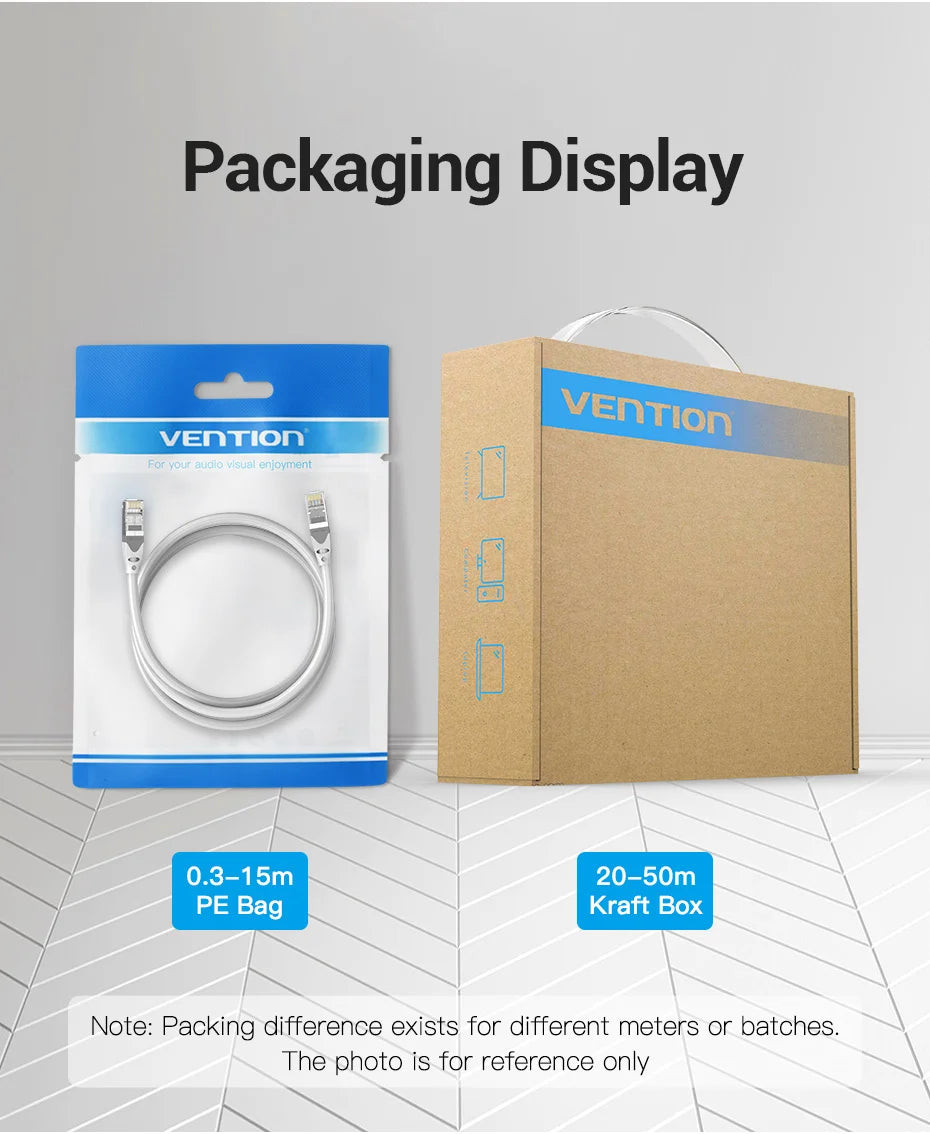 Cat6A Ethernet Cable 10Gbps RJ 45 SFTP Network Cable for PS4 Laptop PC Router ADSL PLC Servo Motor Lan RJ45 Patch Cord