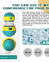 Dog Toy Tumbler Leaky Food Ball Elliptical Track Rolling Ball Slowly Feeding Protects Stomach Increase Intelligence Pet Supplies