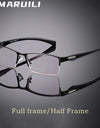 Light And Comfortable TR90 Alloy Eyewear Business Men's Full-frame Half-frame Optical Prescription Eyeglasses Frame