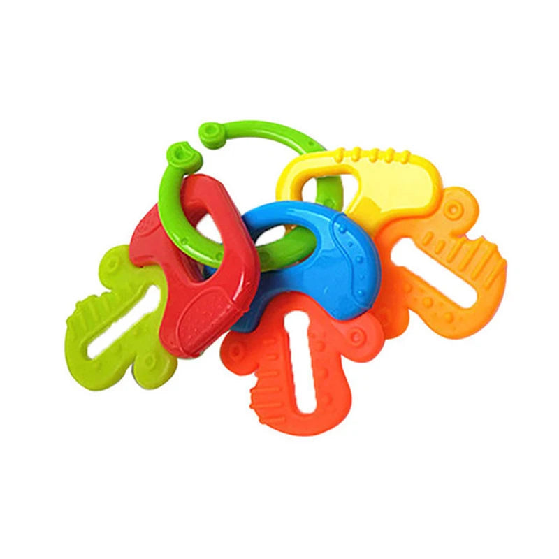 Development Toys 0 6 12 Months Sensory  Teether Rattle Educational  Toys Soft Teething Toys Games For Babies 1 Year