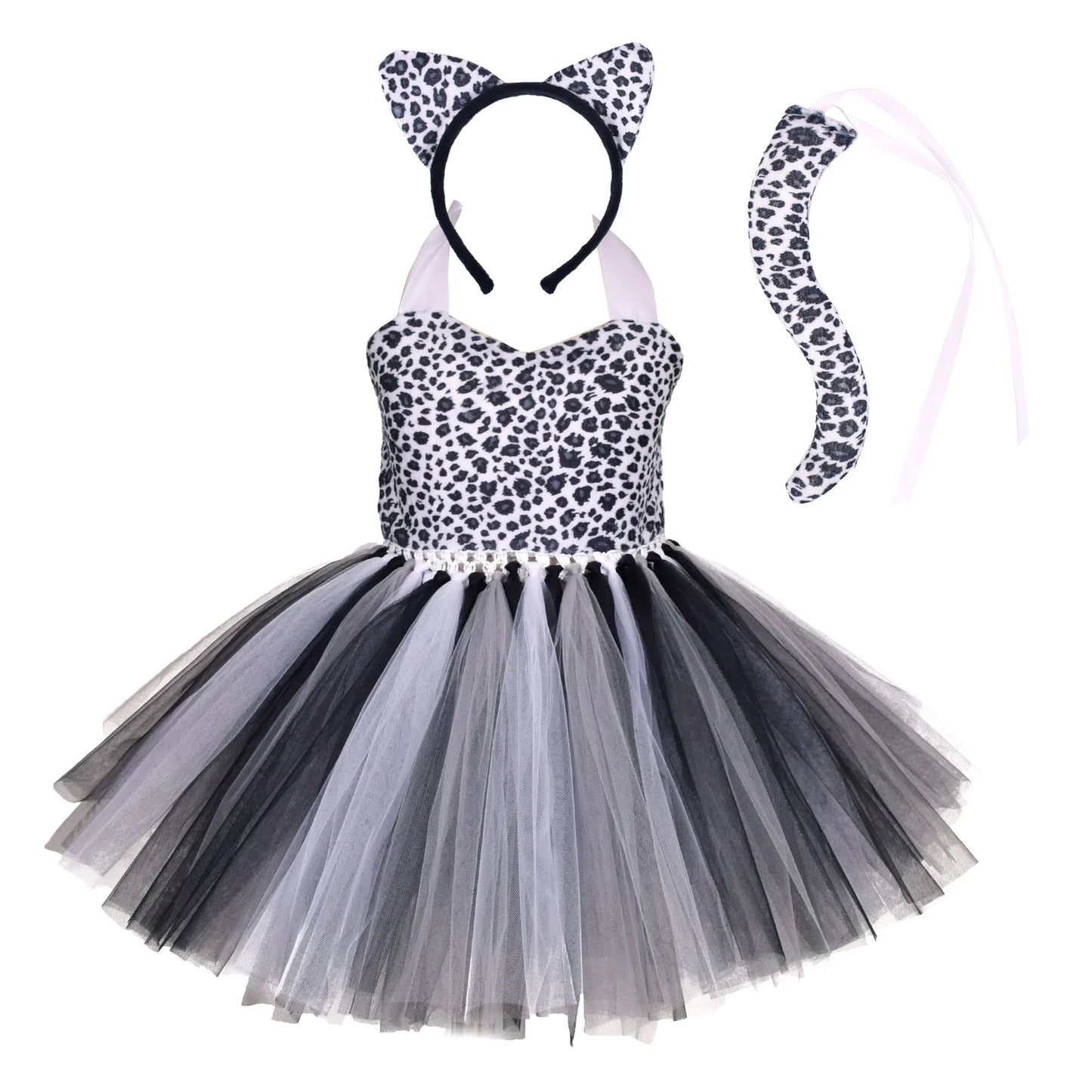 Animal Cosplay Tutu Dress with Accessories Party Costume