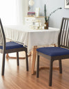 4pcs/set Stretch Dining Chair Seat Covers Jacquard Elastic Upholstered Chairs Cushion Slipcover Anti-Dirty Protector Removable