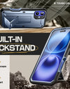 For iPhone 16 Case 6.1" (2024) UB Pro Full-Body Heavy Duty Rugged Phone Case with Built-in Screen Protector