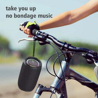 Portable Bluetooth Speaker 20W IPX7 Waterproof Powerful Sound Box Bass Boost Dual Pairing TF, TWS, USB