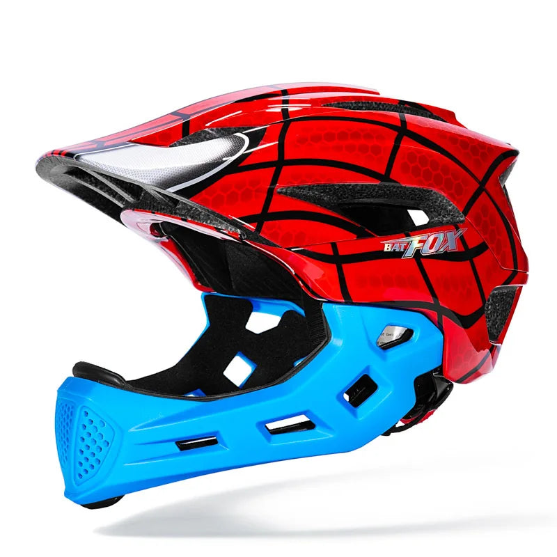 Kids Detachable Full Face Bike Helmet For Cycling And Outdoor Sports