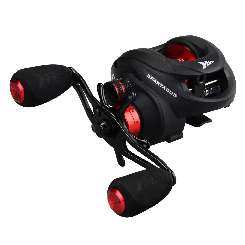 Spartacus Baitcasting Reel Dual Brake System Reel 8KG Max Drag 11+1 BBs 6.3:1 High Speed