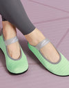 Indoor Fitness Non-slip Soft-soled Yoga Shoes Women's Rope Jumping Mute Stretching Pilates Training Shoes