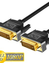 1080P DVI Cable DVI to DVI Cable High Speed DVI-D Male to Male Video Cable 24+1 Dual Link 1M 2M 3M PC Computer Adapter Wire Cord
