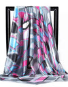 Scarves For Women Print Silk Satin Head Scarf Female Luxury Brand Square Shawl Large Hijab Scarfs