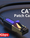 Ethernet Cable RJ 45 Cat7 Lan Cable STP RJ45 Network Cable for Cat6 Compatible Patch Cord for Router Cat7 Ethernet Cable