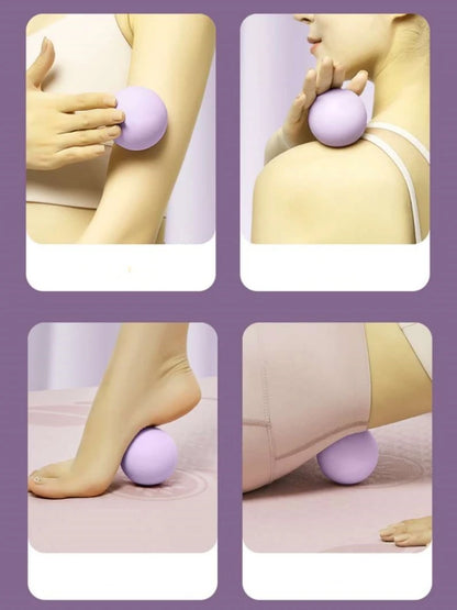 Mini Silicone Fascia Ball Body Muscle Relax Apparatus Back Foot Massage Trainer Ball Sport Fitness Pilates Yoga Ball