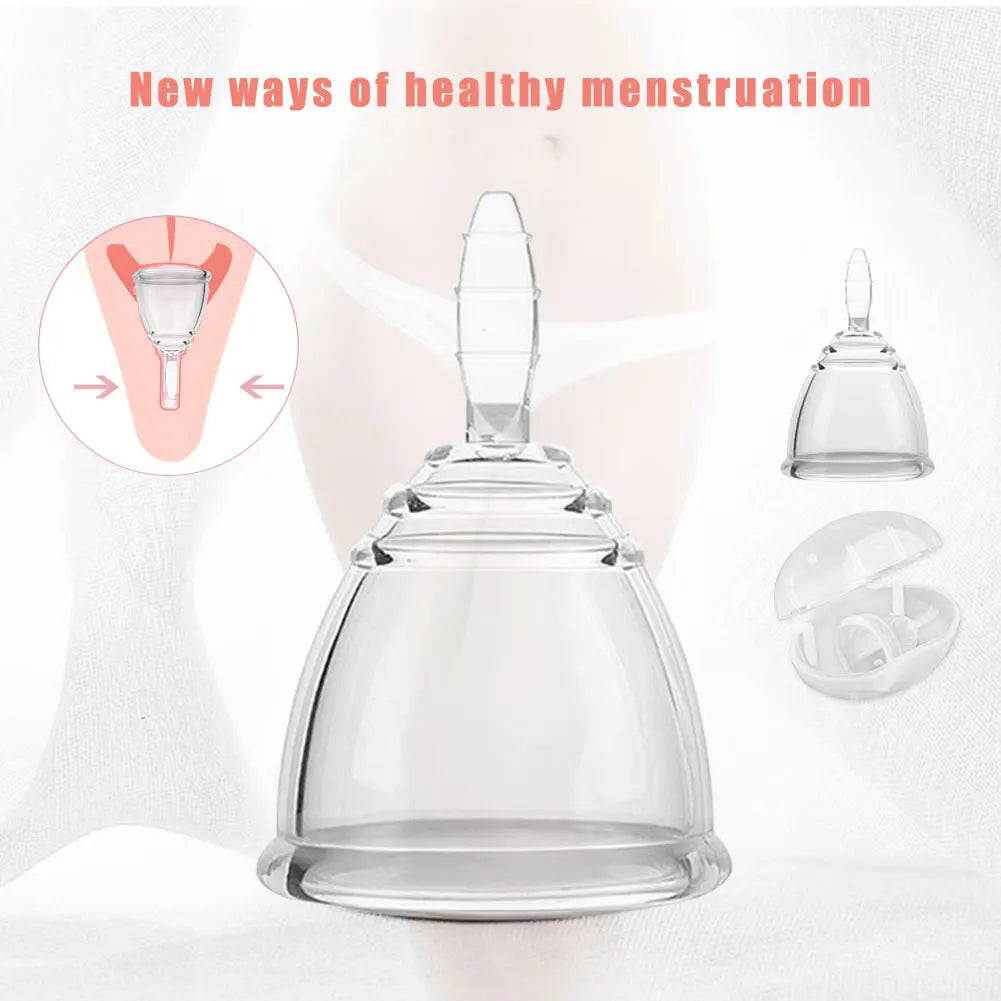 Menstrual Collector Medical Silicone Rainbow Menstrual Cup Sterilizer Women Hygienic Silicon Period Menstruation