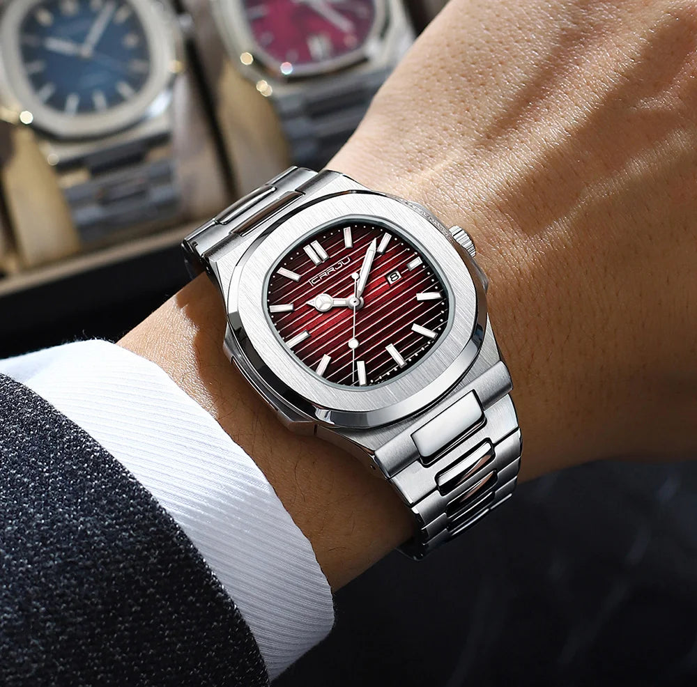 Men Watch Luxury Top Brand Quartz Watches Business Simple Ultra Thin Luminous Wristwatch Men's Clock Reloj Hombre