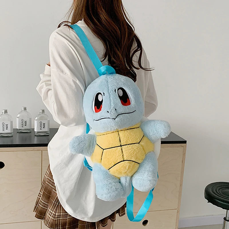 Kawaii Character Plush Backpack Soft Shoulder Bag