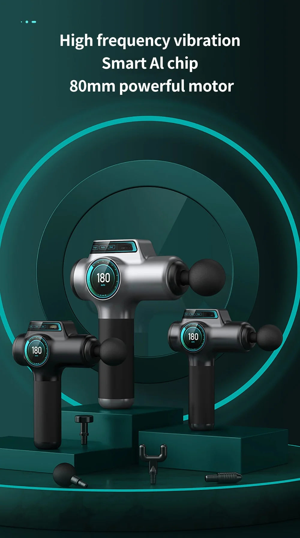 99 Level Massage  Fascia Deep Muscle Relax Body Neck Massager Electric Fitness Equipment Noise Reduction Male Female