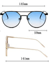 Heavy Metal Sunglasses For Men Round Steampunk Sunglasses