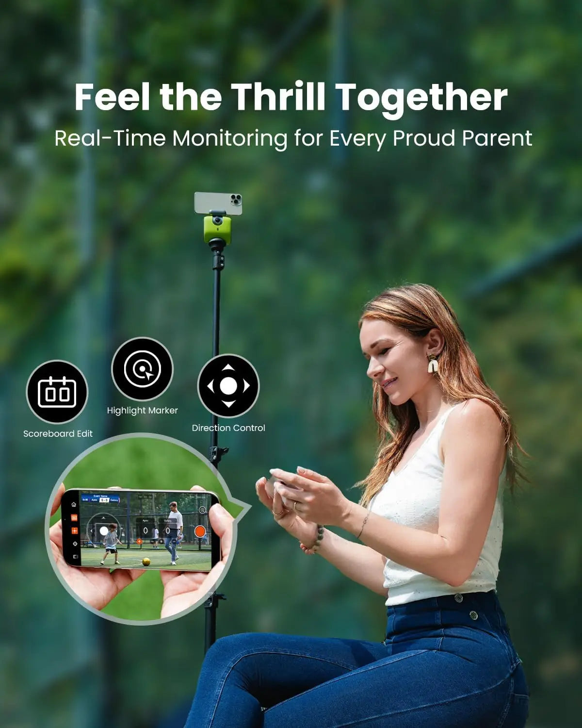 AI Auto Tracking Sports Camera 4K 60FPS Smart Team Sports Recording System