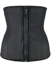 Latex Corset Body Shaper Waist Trainer Cincher Zipper Under bust Weight Loss Slimming Shapewear Hourglass Belt Women
