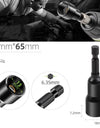 6-19mm Impact-Socket Magnetic Nut Screwdriver Deep Socket Adapter 1/4 Hex Wrench Heads Electric Drill Bit Repairing Hand Tools
