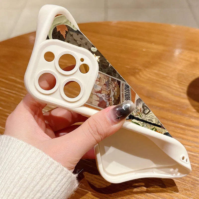 Creative Halloween Pumpkin Pattern Phone Case For iPhone 17 16 15 Pro Max Air 14 16E Soft Cover