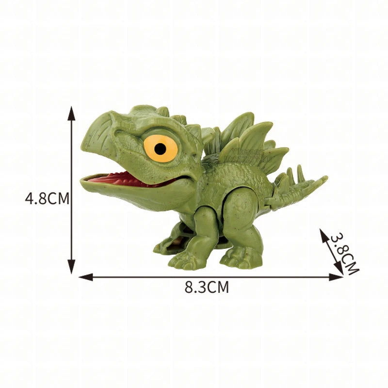 Finger Dinosaur Tricky Tyrannosaurus Model Biting Hand Fidget Mosasaurus Jurassic Dino Toy for Children Dino Movable Joints Gift