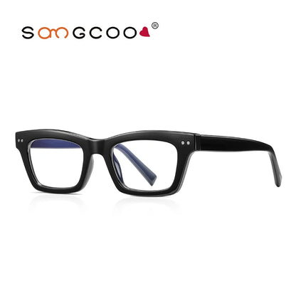 HONGMEI Men's Anti Blue Light Reading Glasses Brand Simple Myopia Prescription Glasses Men  Optical Eyewear Glasses Frame 2191