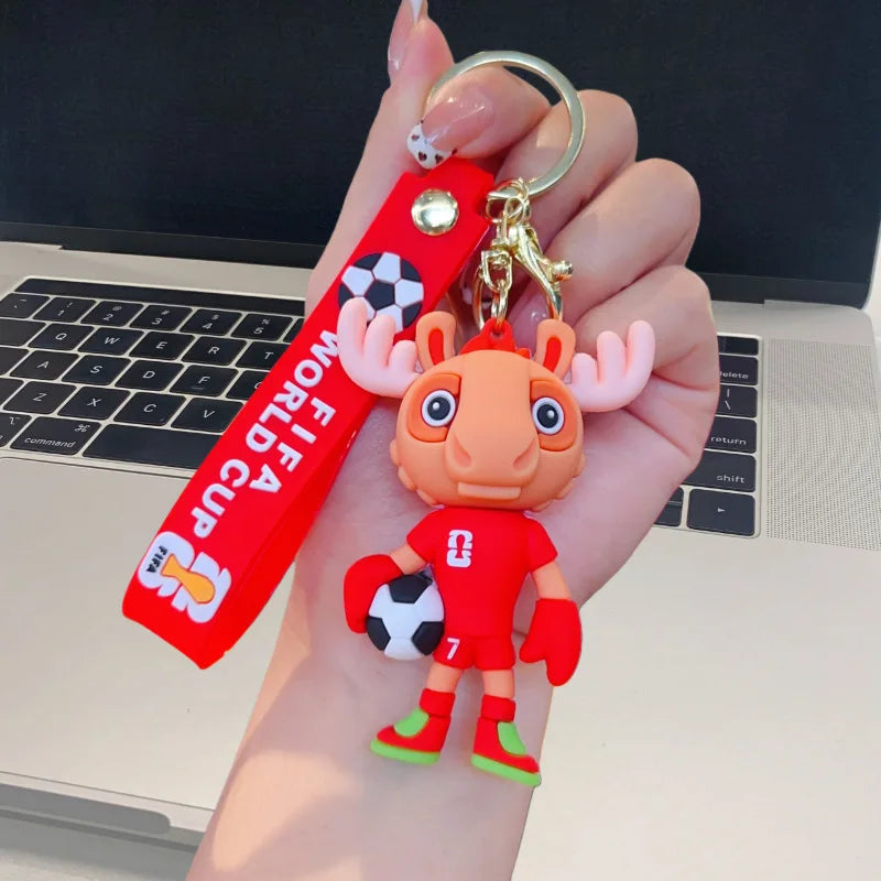2026 Football Mascot Figure Collectible Soccer Fan Desktop Decoration