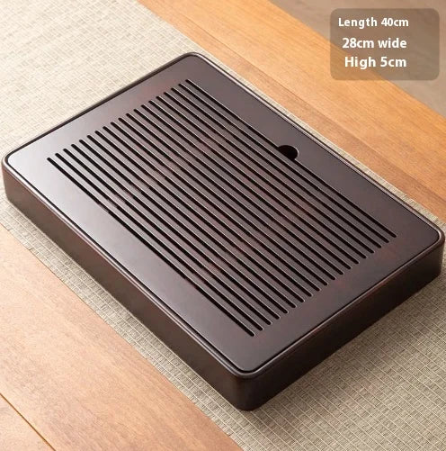 Tea Tray Household Small Dry Brewing And Draining Tea Set Office Tea Table Bamboo Tray Drainage Tea Tray Storage Tray