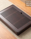 Tea Tray Household Small Dry Brewing And Draining Tea Set Office Tea Table Bamboo Tray Drainage Tea Tray Storage Tray