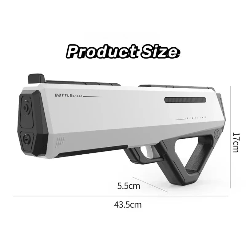 Fully Automatic Electric Water Gun – Rechargeable Continuous Firing Water Blaster for Summer Outdoor Activities