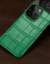 100% Natural Crocodile Leather Phone Case for iPhone 16 15 Pro Max 14 ProMax Pro 16 Plus 15Pro 16Pro 14Plus Luxury Cover