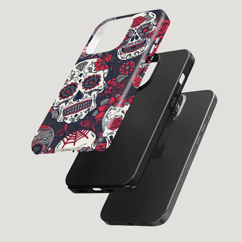 Art Drawing Flower Printed Daisy Phone Case for iPhone 16 15 13 14 Pro Max 16 15 Plus 2 in 1 Hard Protection Cover