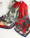 Square Women Scarves Silk Office Ladies Hair Neck Bandanna Headband Foulard Headcloth Muslim Headscarf Female muffler
