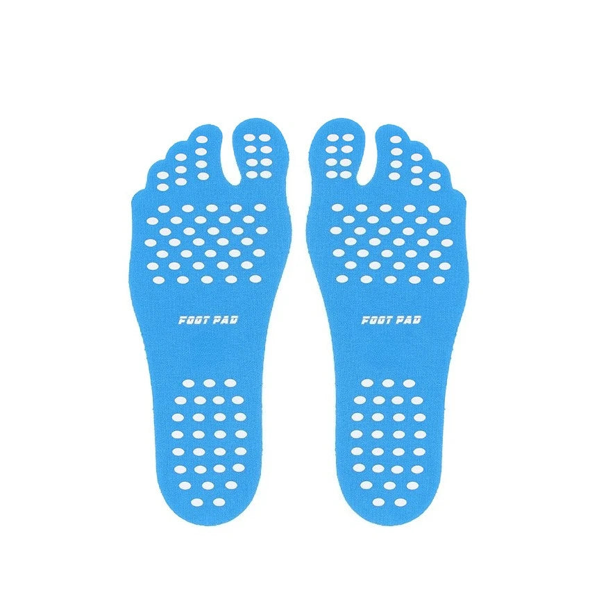 Beach Foot Pads Barefoot Adhesive Invisible Shoes Stick on Foot Pad Stickers Stick on Soles Anti-Slip Waterproof Foot Care Tool