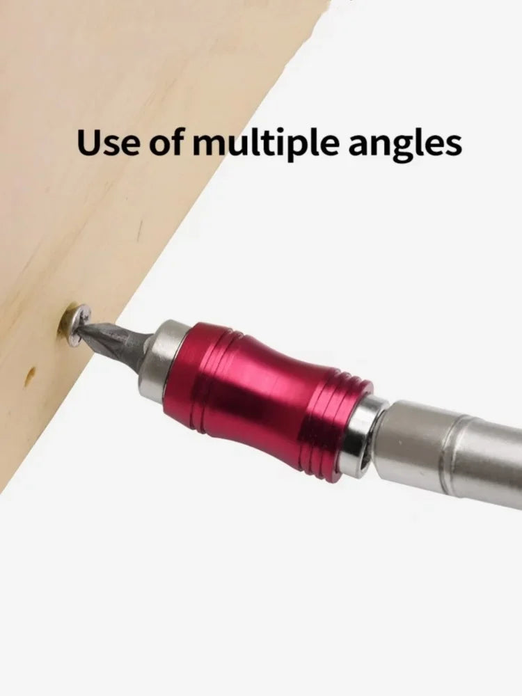Electric Drill Hexagonal Handle  Quick Release Head Lengthening Connecting Rod Corner Bend Connecting Rod Lengthening