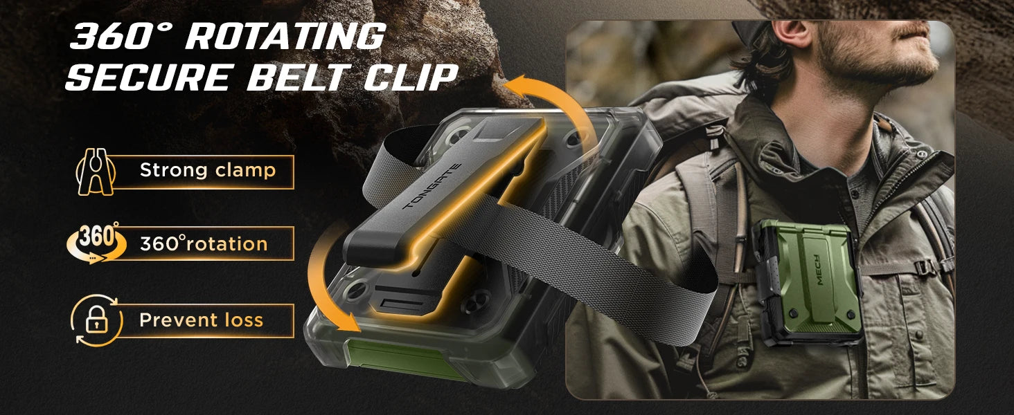 For Samsung Galaxy Z Flip 7 Case with Kickstand Hinge Protection Cover Built-in Privacy Screen Protector Phone Case & Belt-Clip