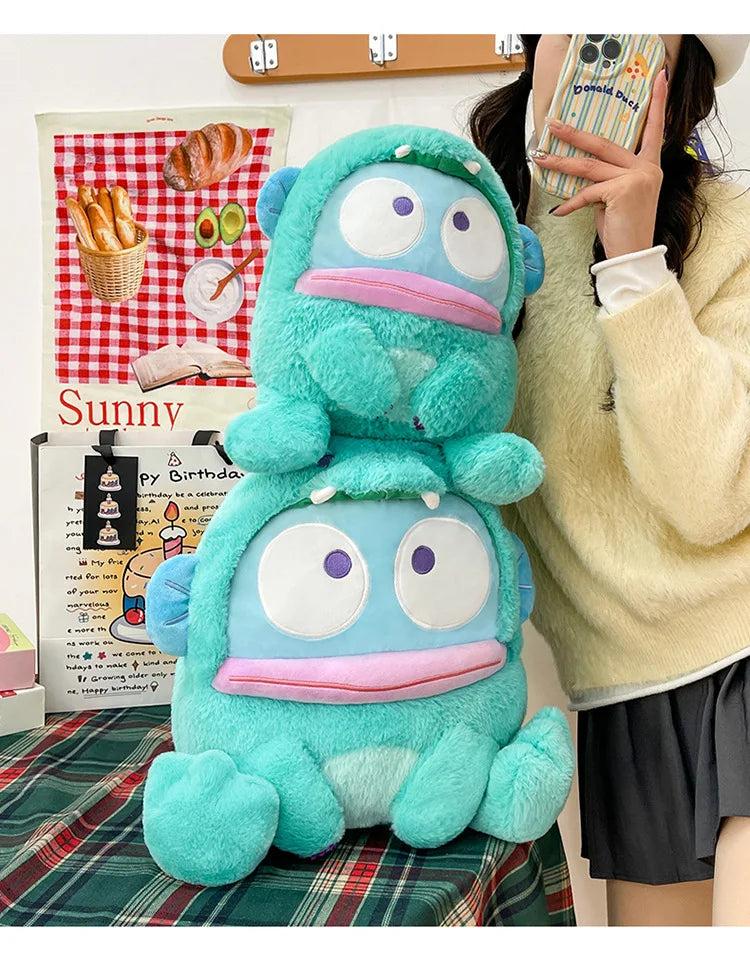 Cute Blue Character Plush Stuffed Doll Toy