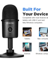 SB Condenser Desktop Microphone With Recording for Laptop Windows Mac Studio Video Mode for Youtube Live Streaming