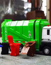1:50 Electric Vacuum Cleaner Sweeper Garbage Truck Model Toy Alloy Diecast Light Sound Engineering Vehicle Gifts for