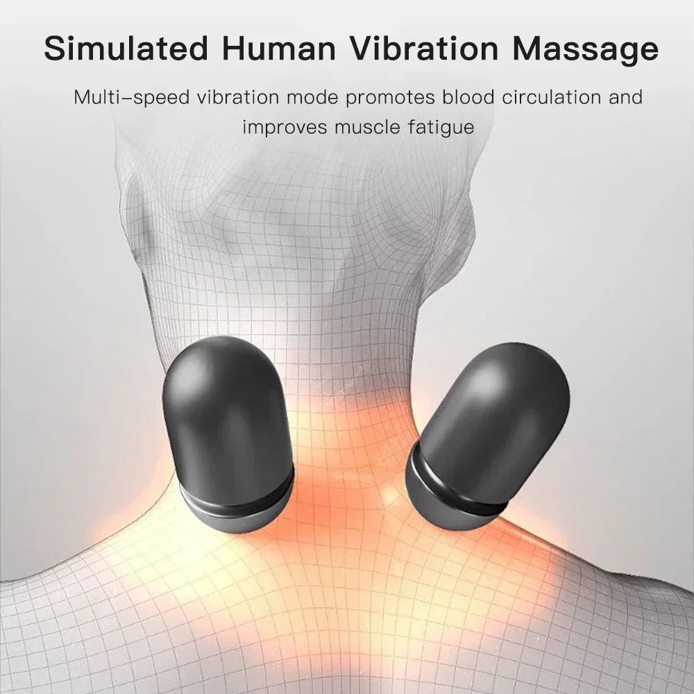 3-in-1 Neck Massager Pillow for Shoulder Deep Tissue , with Heating and Traction Function, Hump Corrector for Women