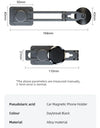 720 Magnetic Car Phone Holder Stand Levitation Screen Alloy Dashboard Magnet Car Mount Smartphone Mobile Support In Car Bracket