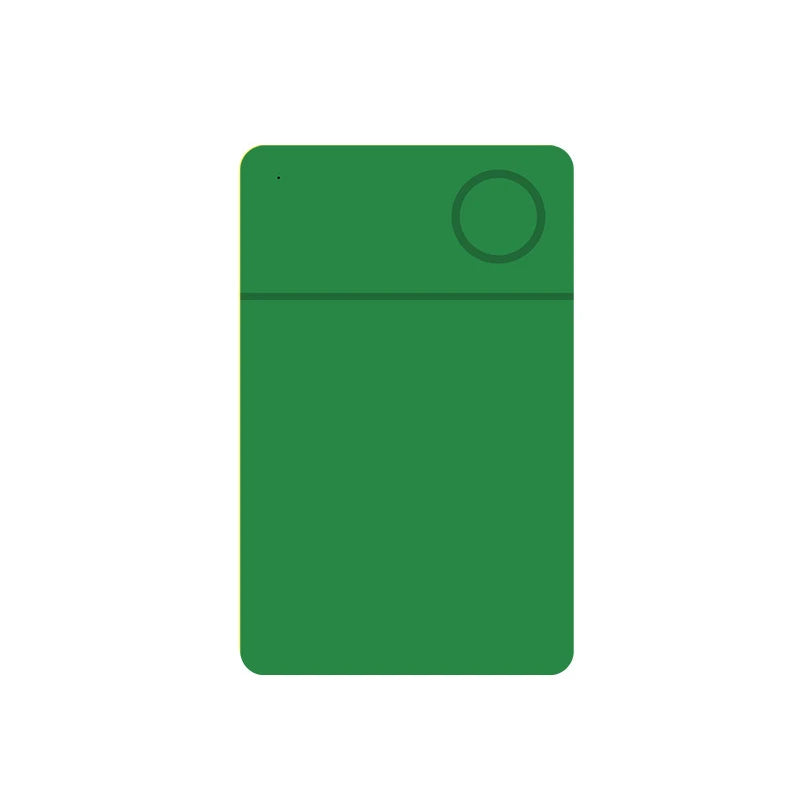 Ultra-thin Smart Bluetooth Global Position Systm Card Tracker Work With Apple Find My Wireless Rechargeable Back Cover For Iphone ID Card Finder