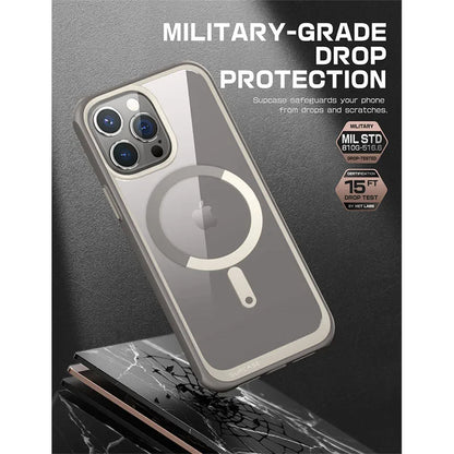 For iPhone 15 Pro Case 6.1 inch (2023) UB Mag Series Premium Hybrid Protective Clear Case Compatible with MagSafe