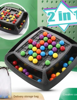 Rainbow Ball Puzzle Magic Chess Board Games Elimination Training Colorful Interactive Jigsaw Montessori Set Educational toys